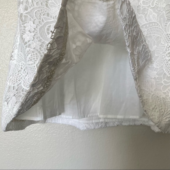 NWT Lilly Pulitzer Sienna Resort White Floral Lace Convertible Dress Size 2 - Picture 7 of 12